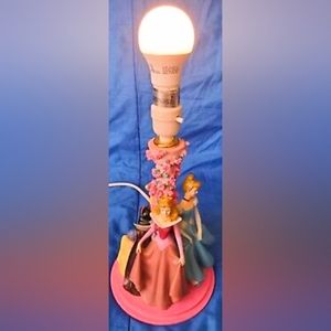 Disney Store Princess Belle, Snow White, Cinderella, and Sleeping Beauty Lamp